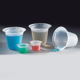 Globe Scientific 3601 Beaker, 5mL, disposable, PS 1000/CS