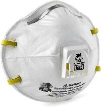 3M 8210V Mask, N95 With Valve Particulate Respirator 10/PK