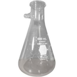 Kimble 27060-500 500mL KIMAX Graduated Filtering Flask with Side Tubulation 6/PK