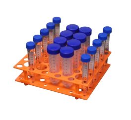 MTC Bio R1070 Rack for 30x15 & 20x50ml (17x20x6cm), Orange, 5/PK