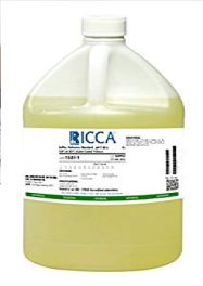 Ricca Chemical 1551-1 Buffer, Reference Standard, pH 7.00 ± 0.01 at 25°C (Color Coded Yellow) 4L 1/EA