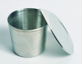 United Scientific SSR020  CRUCIBLES, STAINLESS STEEL, WITH LID, 20ML 1/EA