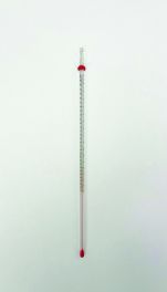 United Scientific THPCF2 THERMOMETER, RED LIQUID, 12",  PARTIAL IMMERSION, DUAL SCALE, -20 TO 150 C / 0 TO 300 F 1/EA
