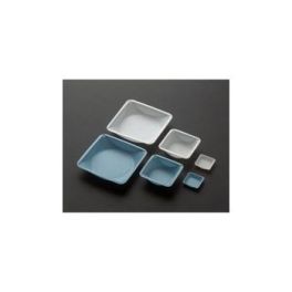 Eagle Thermoplastics WB-512-B Blue Square Polystyrene Weighing Dishes, 139.7mm, 500/CS