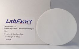 LabExact  LECFP1234-1100  CFP1234 Phase separating cellulose filter paper 11.0cm 100/PK